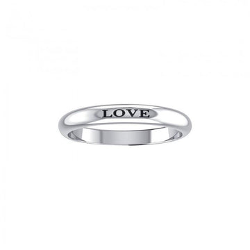 LOVE Sterling Silver Ring TRI684 - Jewelry